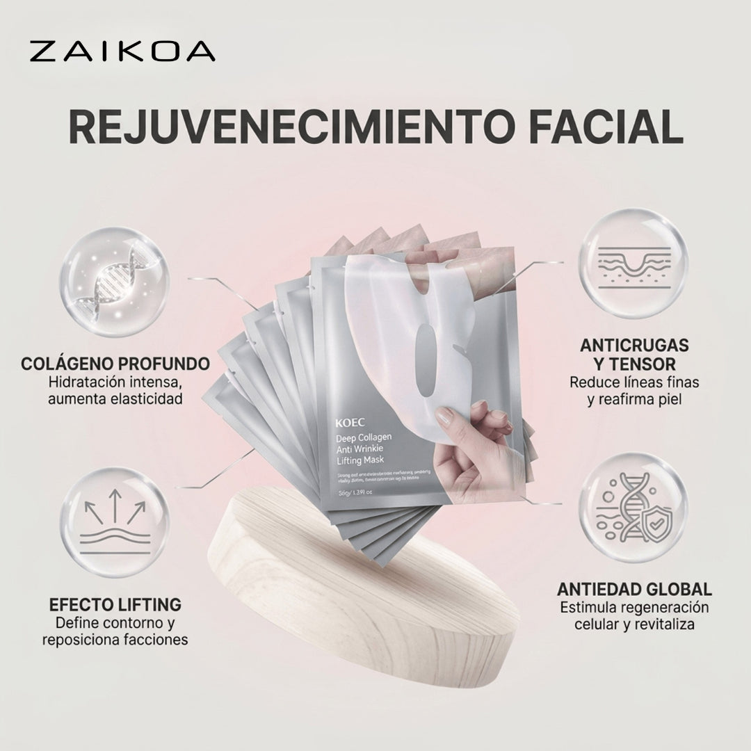 Mascarillas Hidrogel de Fórmula Coreana - ZAIKOA