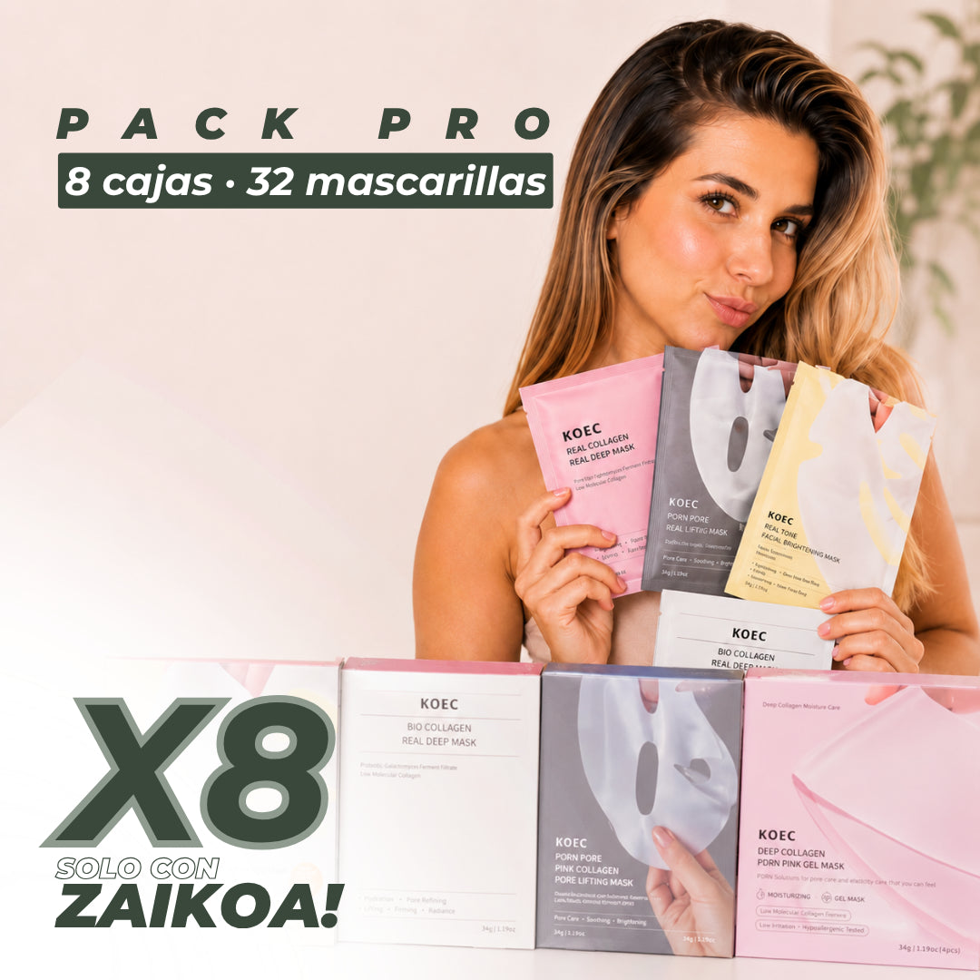 Mascarillas Hidrogel de Fórmula Coreana - ZAIKOA