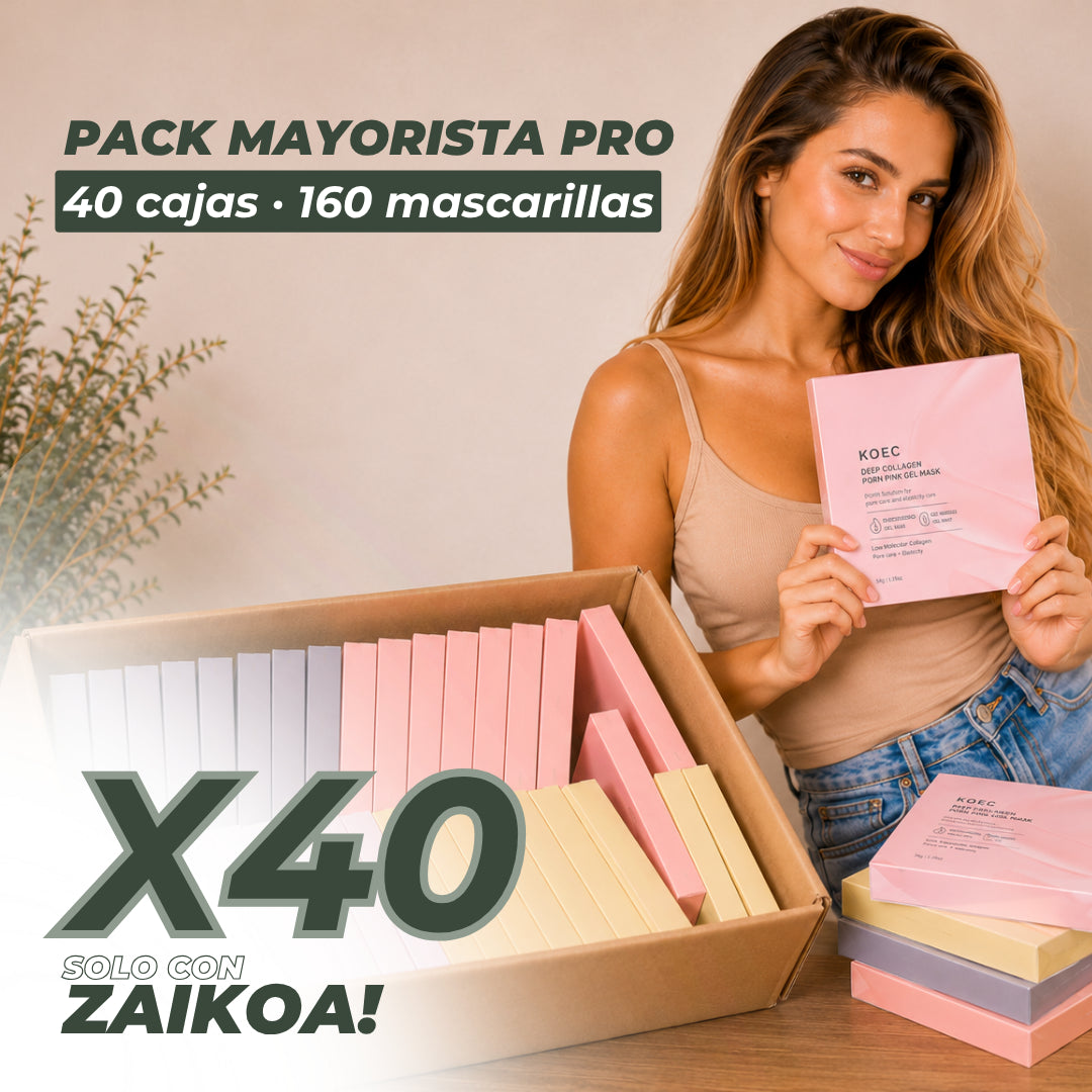 Mascarillas Hidrogel de Fórmula Coreana - ZAIKOA