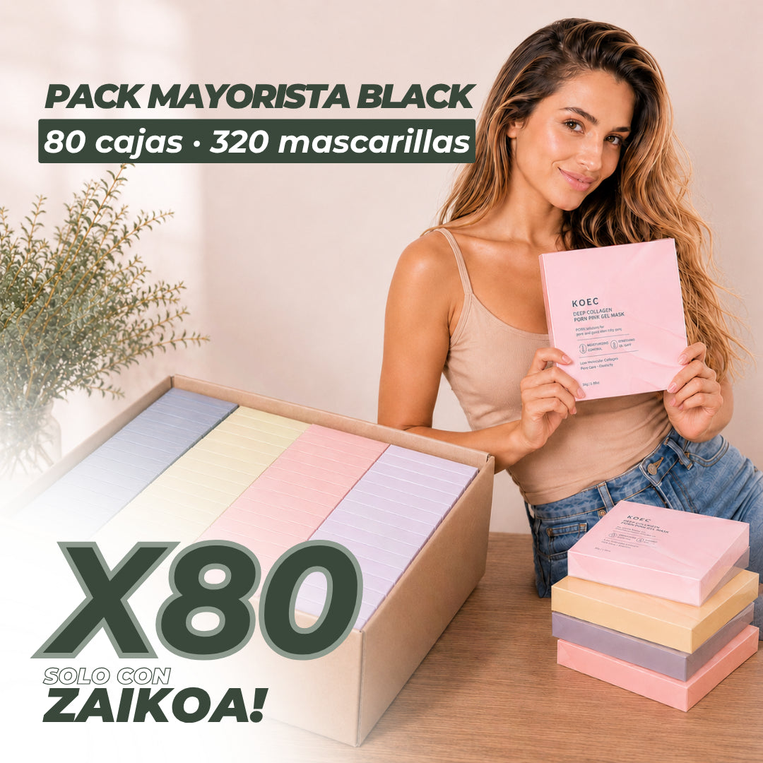 Mascarillas Hidrogel de Fórmula Coreana - ZAIKOA